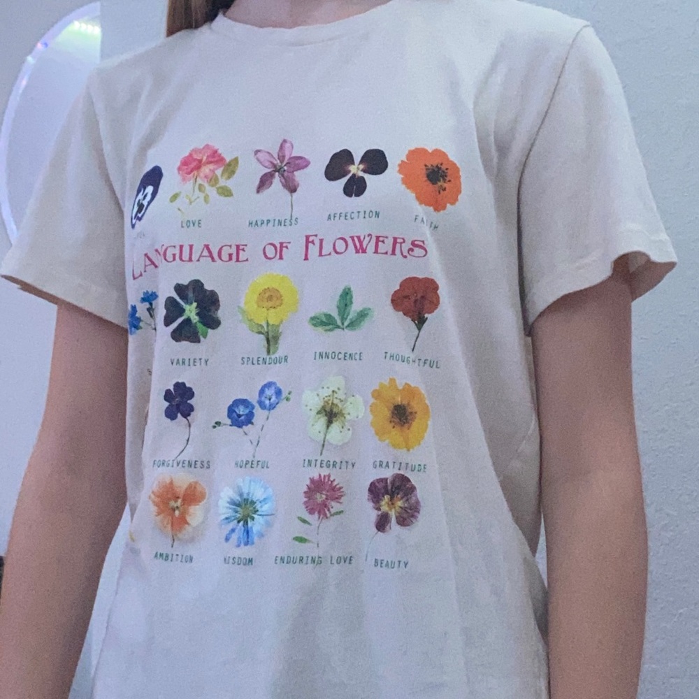 “Language of Flowers” Tee